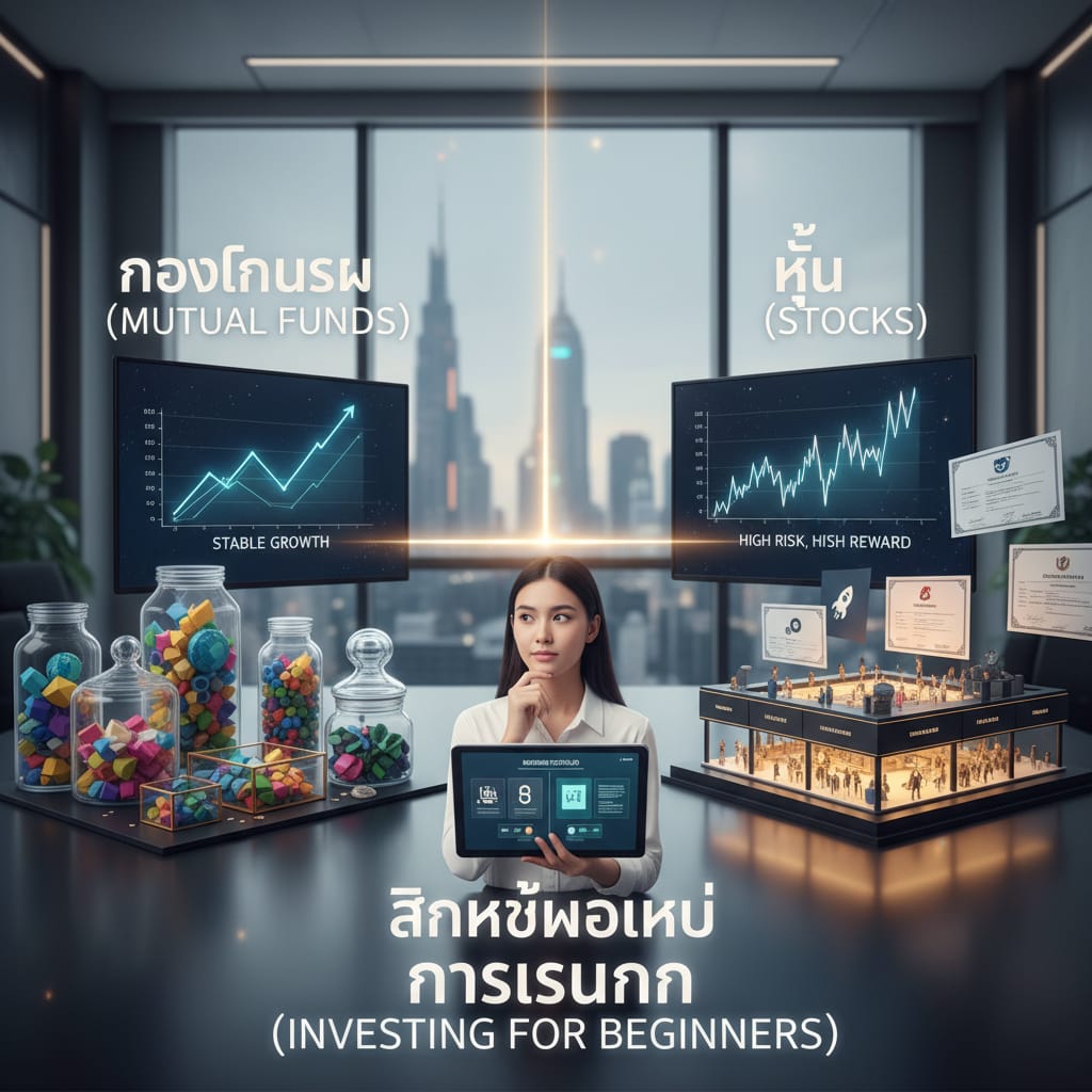 กองทุนรวม vs หุ้น อะไรเหมาะกับมือใหม่
